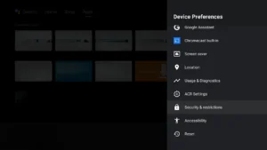 Security & Restrictions